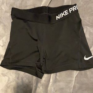Nike pro spandex shorts